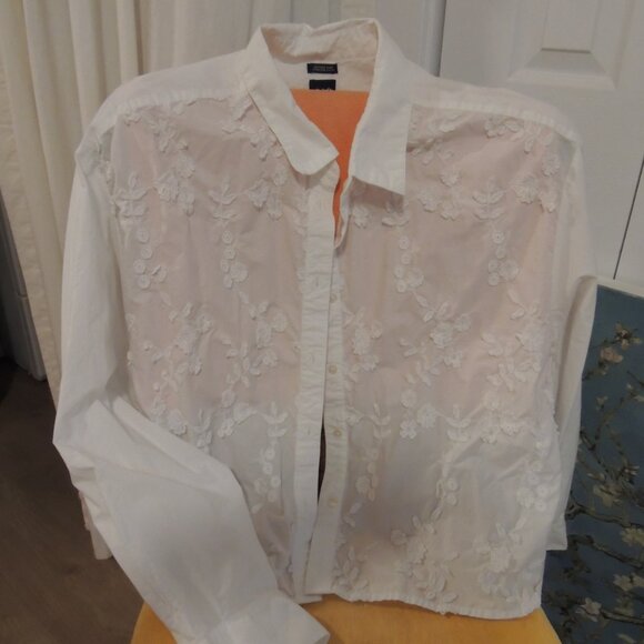 Gap  white cotton blouse - Picture 1 of 4